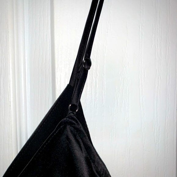 Lulu's Black Satin Tank Top - Picture 5 of 6